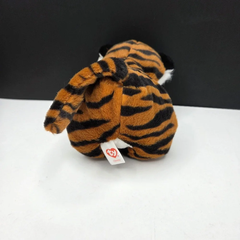 Ty Beanie Bellies Clawdia Tiger Plush 7